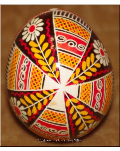 Real Ukraine Pisanka Hen Blown Egg Easter egg
