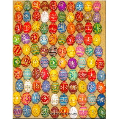 100 Hand Painted Wooden Easter Eggs Wholesale