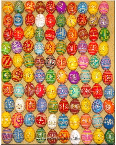 100 Hand Painted Wooden Easter Eggs Wholesale