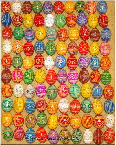 100 Hand Painted Wooden Easter Eggs Wholesale