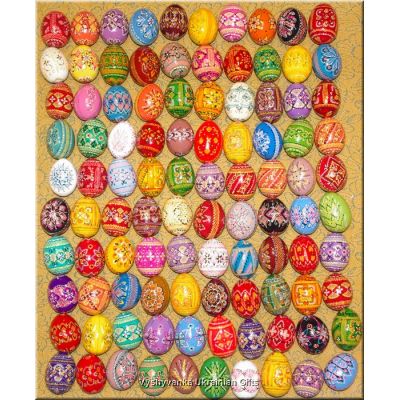 100 Hand Painted Wooden Easter Eggs Wholesale