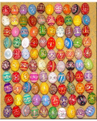 100 Hand Painted Wooden Easter Eggs Wholesale