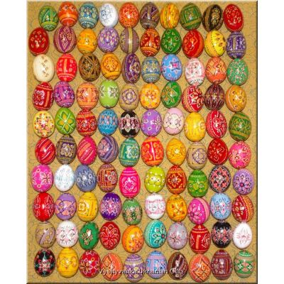100 Hand Painted Wooden Easter Eggs Wholesale
