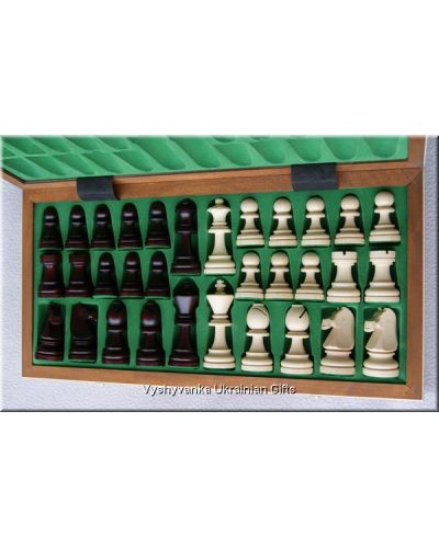Polish Hand Carved Wooden Chess Set - Seven