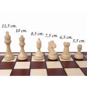 Hand Carved Wooden Chess Set - Tournament Large