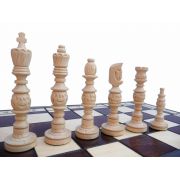 Polish Hand Carved Wooden Chess Set - Galant