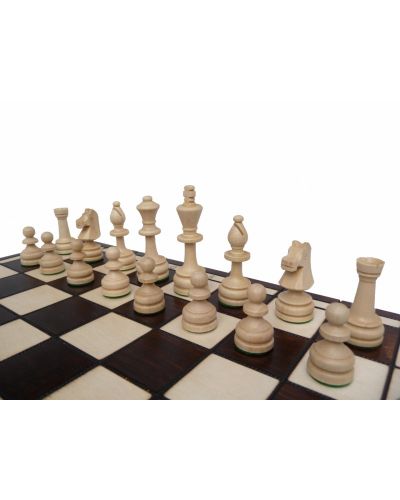 Polish Handcarved Wooden Chess Set - Olympic