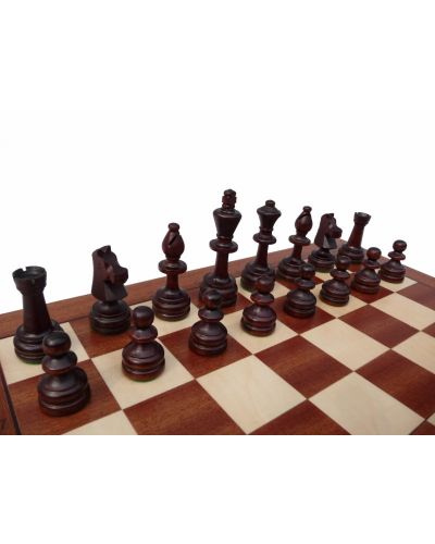 Polish Handcarved Wooden Chess Set - Tournament