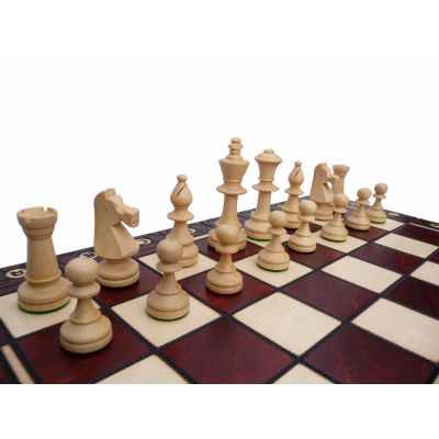 Polish Hand Carved Wooden Chess Set - Consul