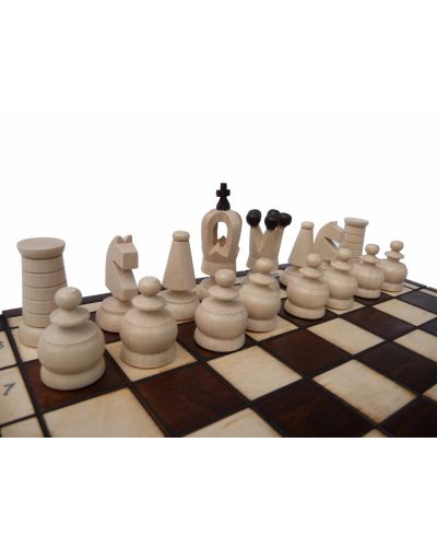 Handcarved Wooden Chess Set - Royal Mini