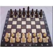 Hand Carved Wooden Chess Set - School