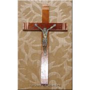 Ukrainian Catholic Carved Small Wooden Cross Crucifix