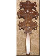Hutsul Unique Ukrainian Wooden Hand Carved Cross